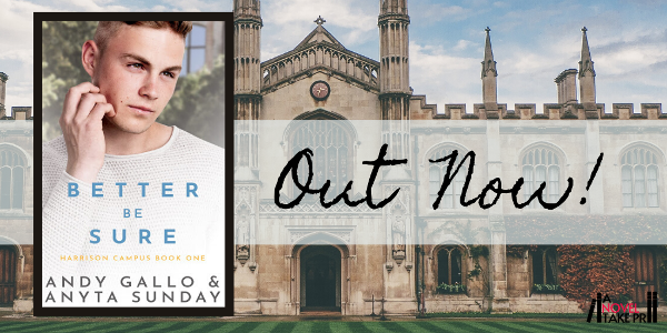 Better Be Sure by Anyta Sunday and Andy Gallo #giveaway