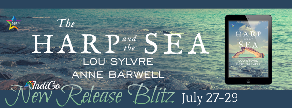 The Harp and the Sea by Lou Sylvre and Anne Barwell (@goindimarketing) #giveaway