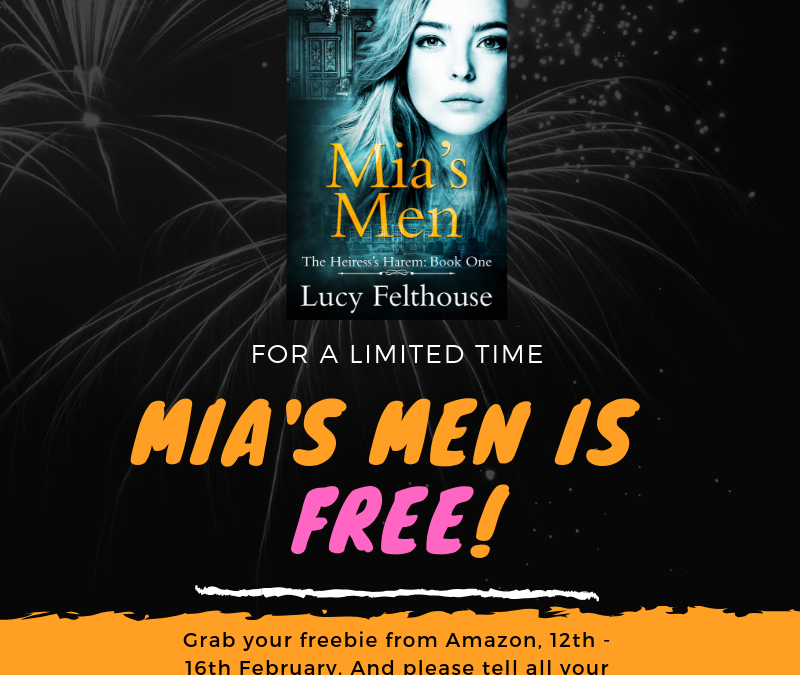 Mia’s Men by Lucy Felthouse (@cw1985) is FREE #reverseharem #whychoose #ku #kindleunlimited